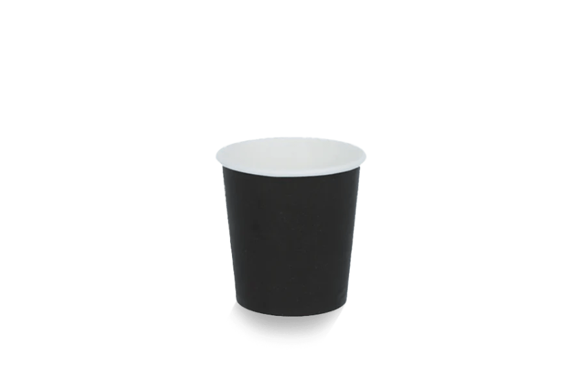Kartonnen koffiebeker 120cc 4oz Ø63mm zwart FSC®Mix