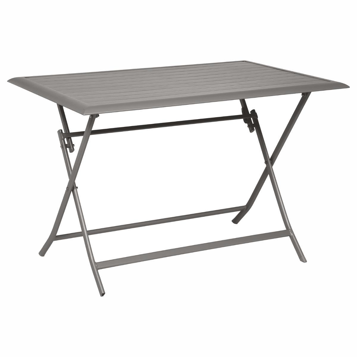 TABLE AZUA PLIANTE ALUMINIUM TONKA 6 PLACES