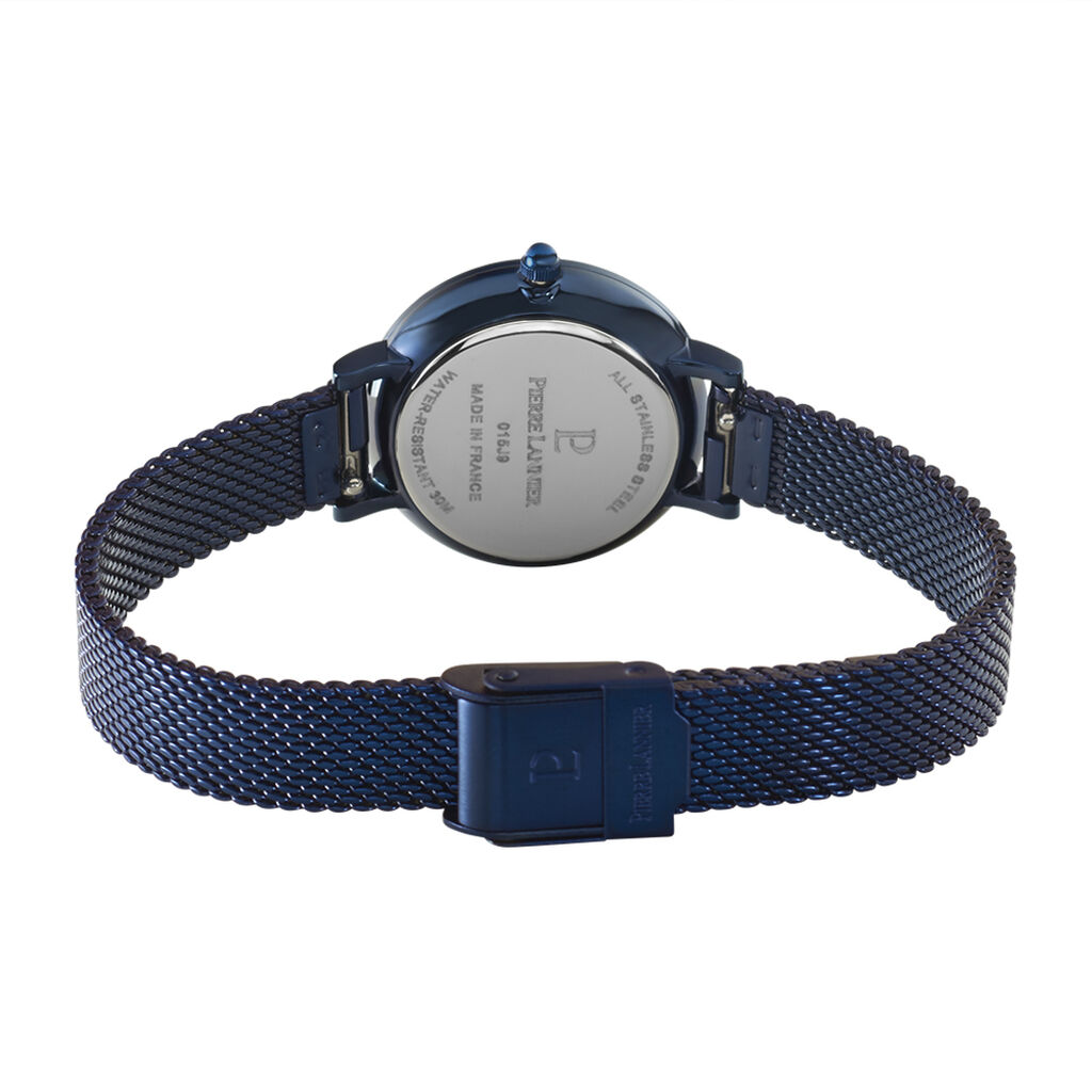 Montre Lannier Pierre Nova Acier Bleu