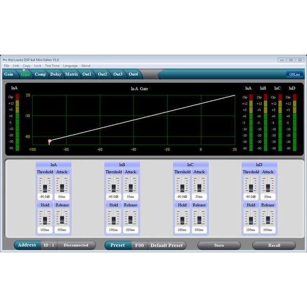 the t.racks DSP 4x4 Mini