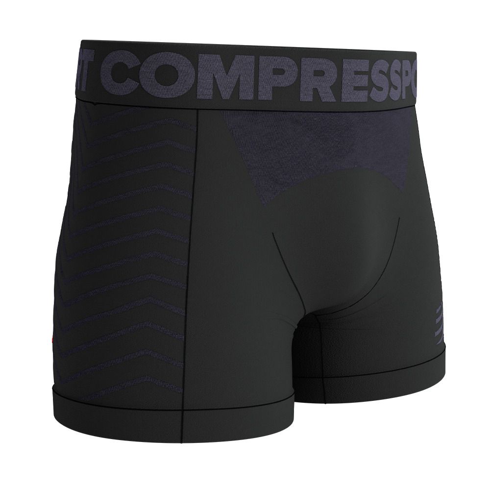Compressport SEAMLESS - Boxer Homme black/grey