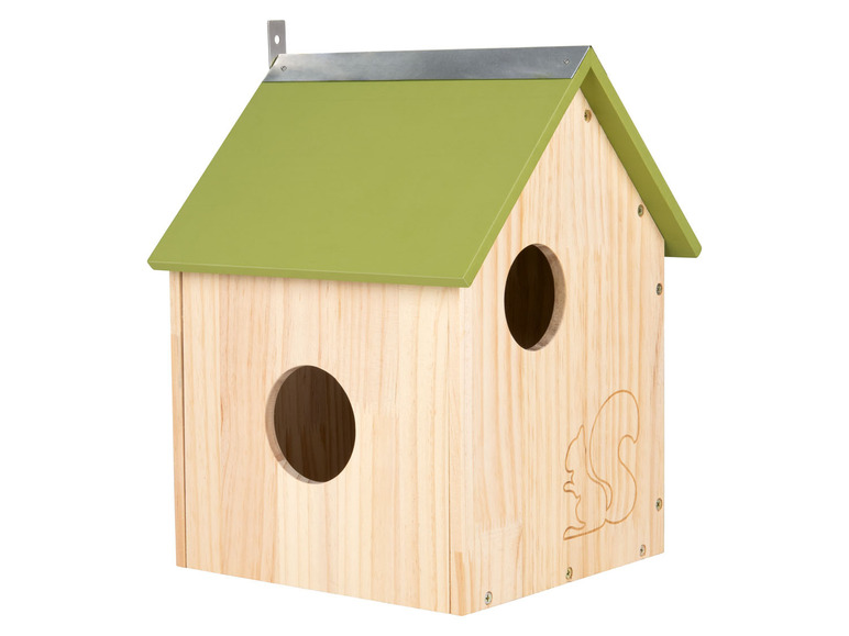 Huisje voor een eekhoorn of vleermuis