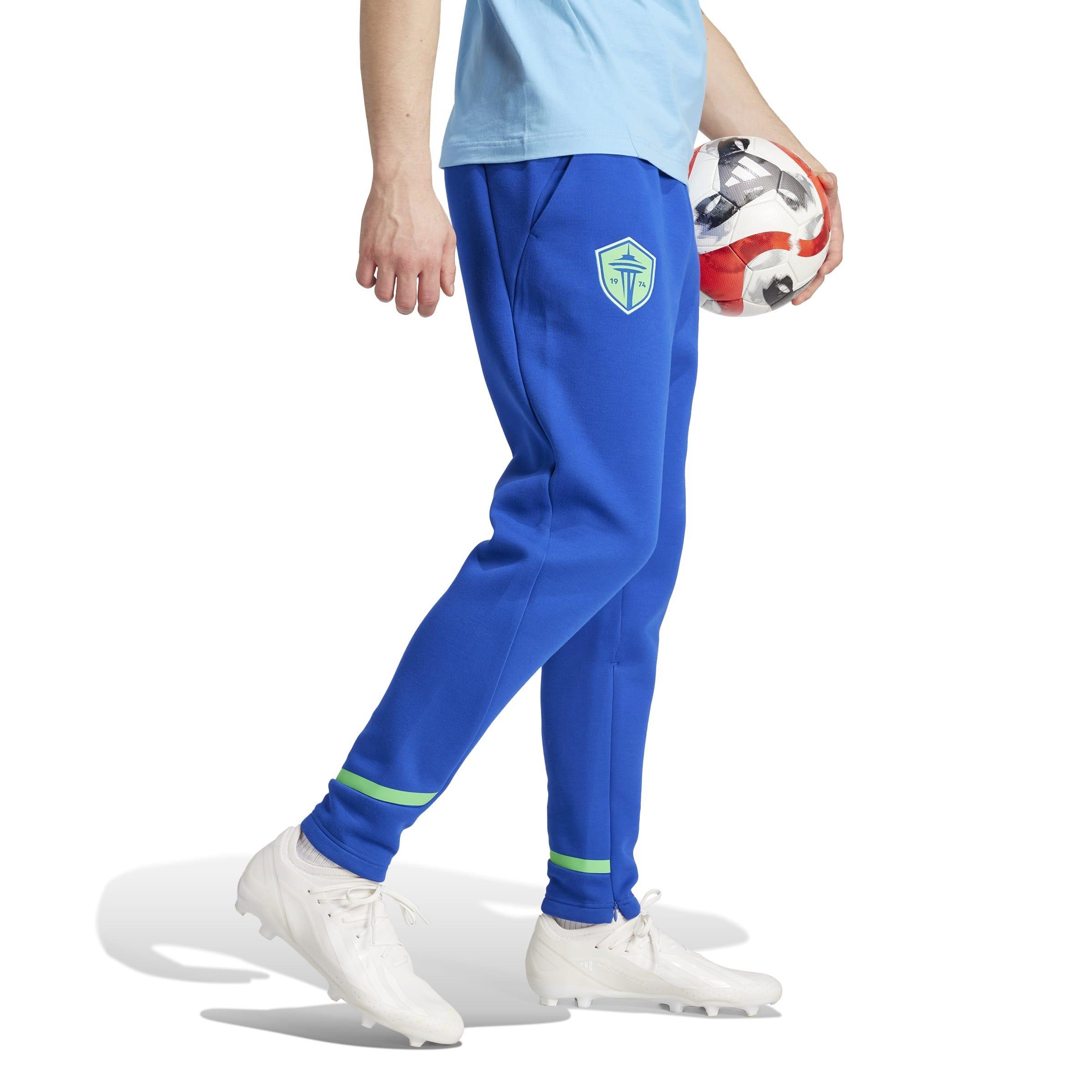 adidas Seattle Sounders Designed for Gameday Travel Tracksuit Bottoms Adults