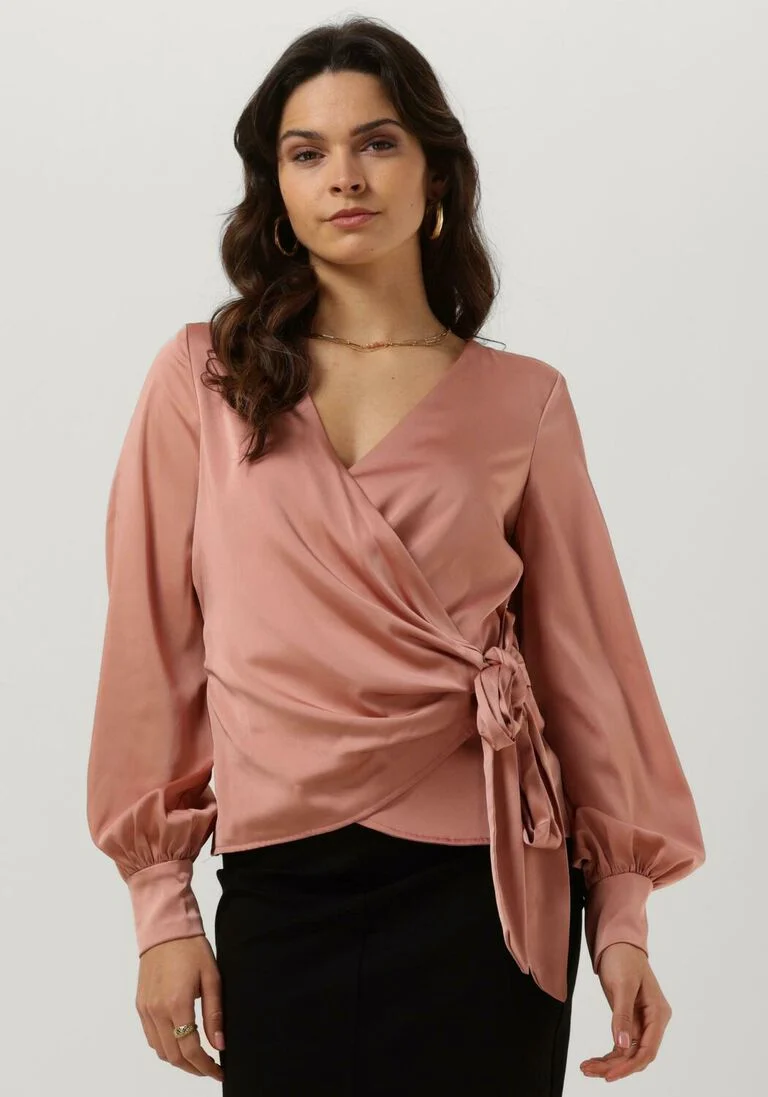 GUESS roze guess blouse ls lovisa wrap top