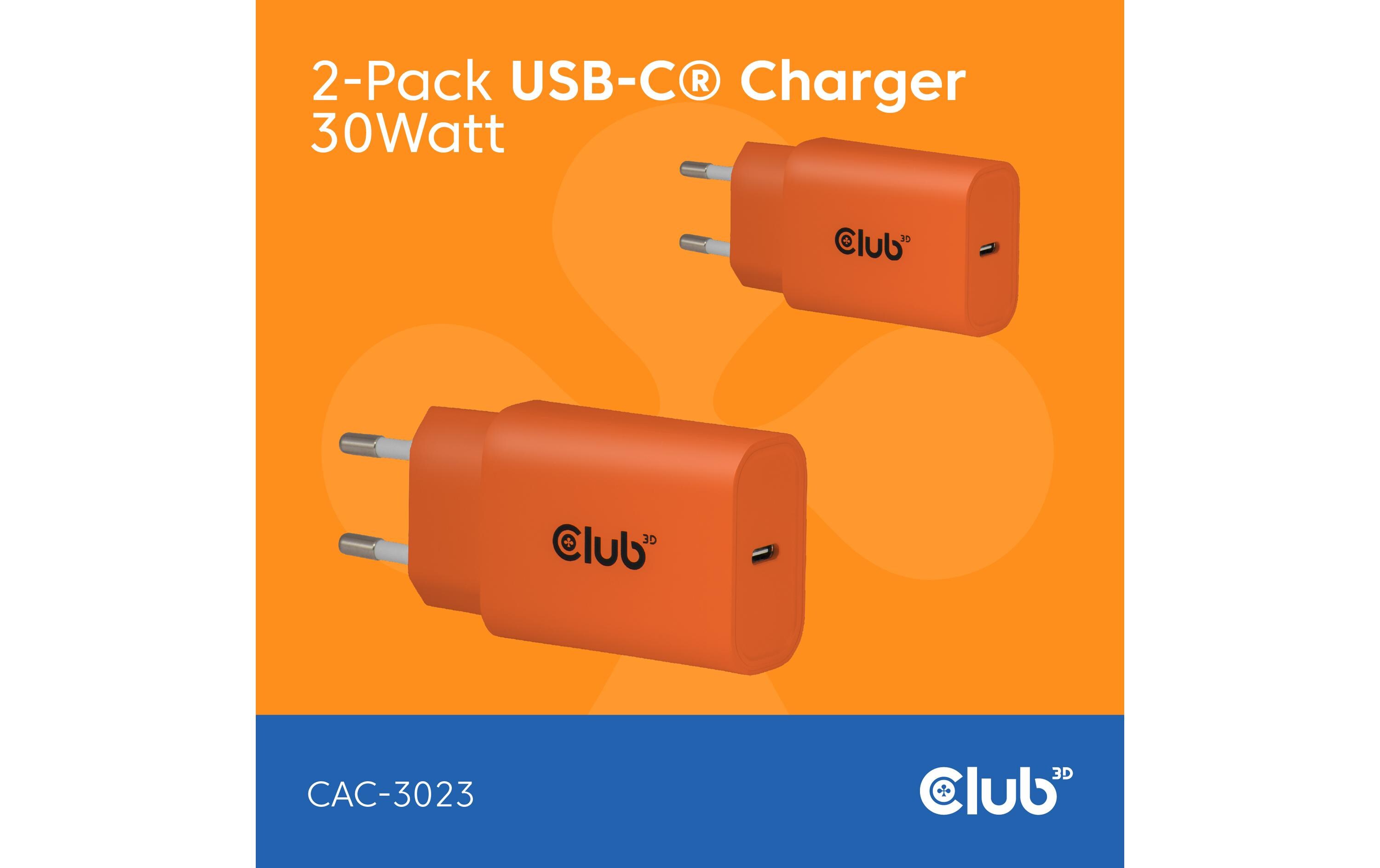 USB-Wandladegerät CAC-3023USB-Wandladegerät mit bis 30Watt Stärke