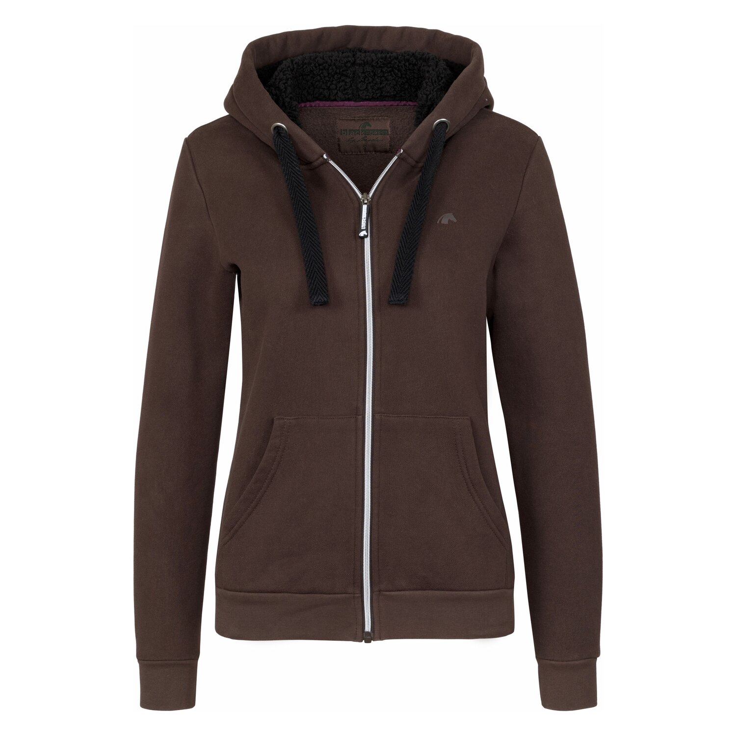 black forest Sherpakapuzen-Sweatjacke  - chocolate