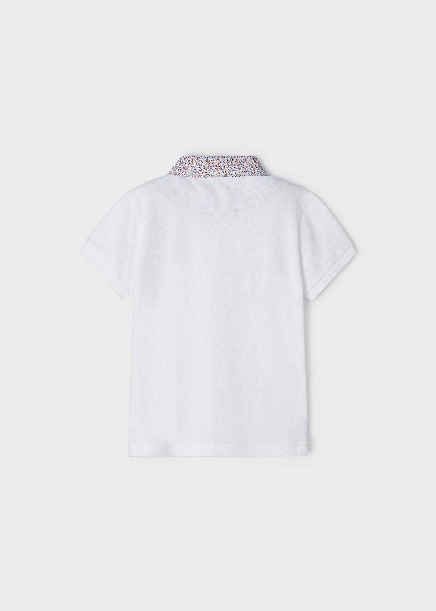 Camisa polo de algodão de manga curta para meninos