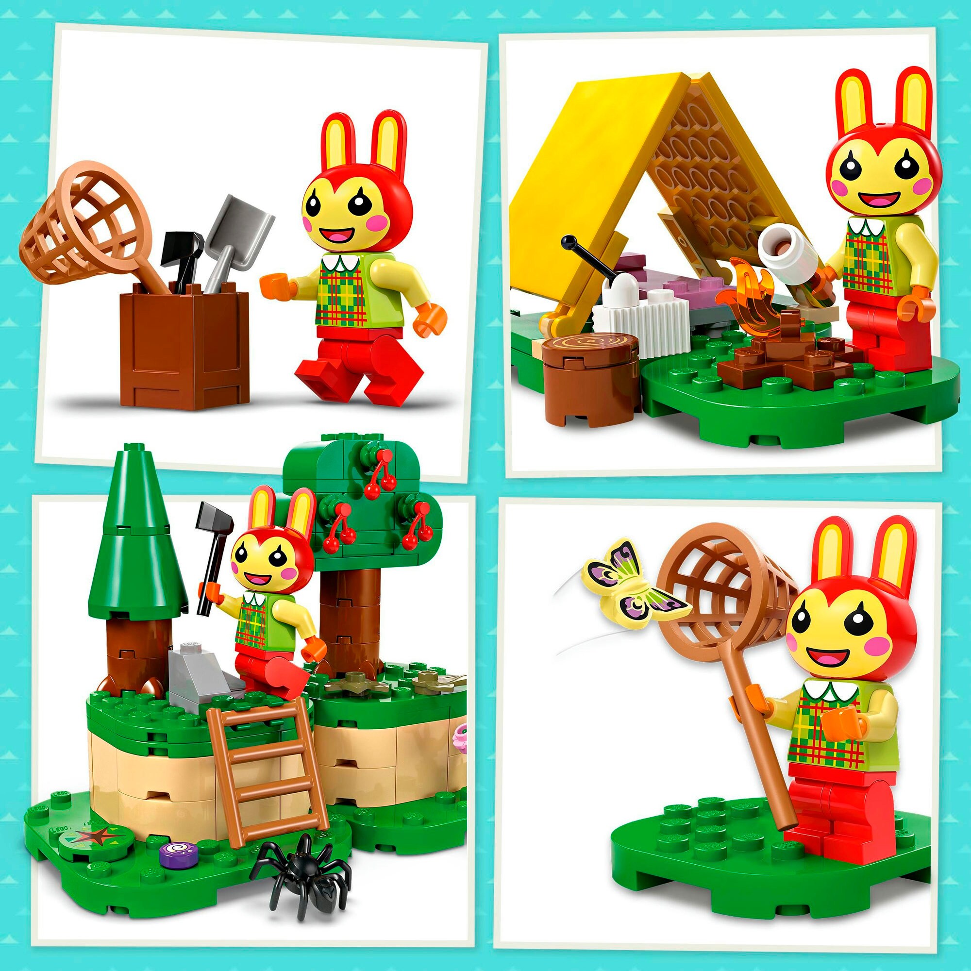 LEGO Konstruktionsspielzeug Animal Crossing Mimmis Outdoor-Spaß