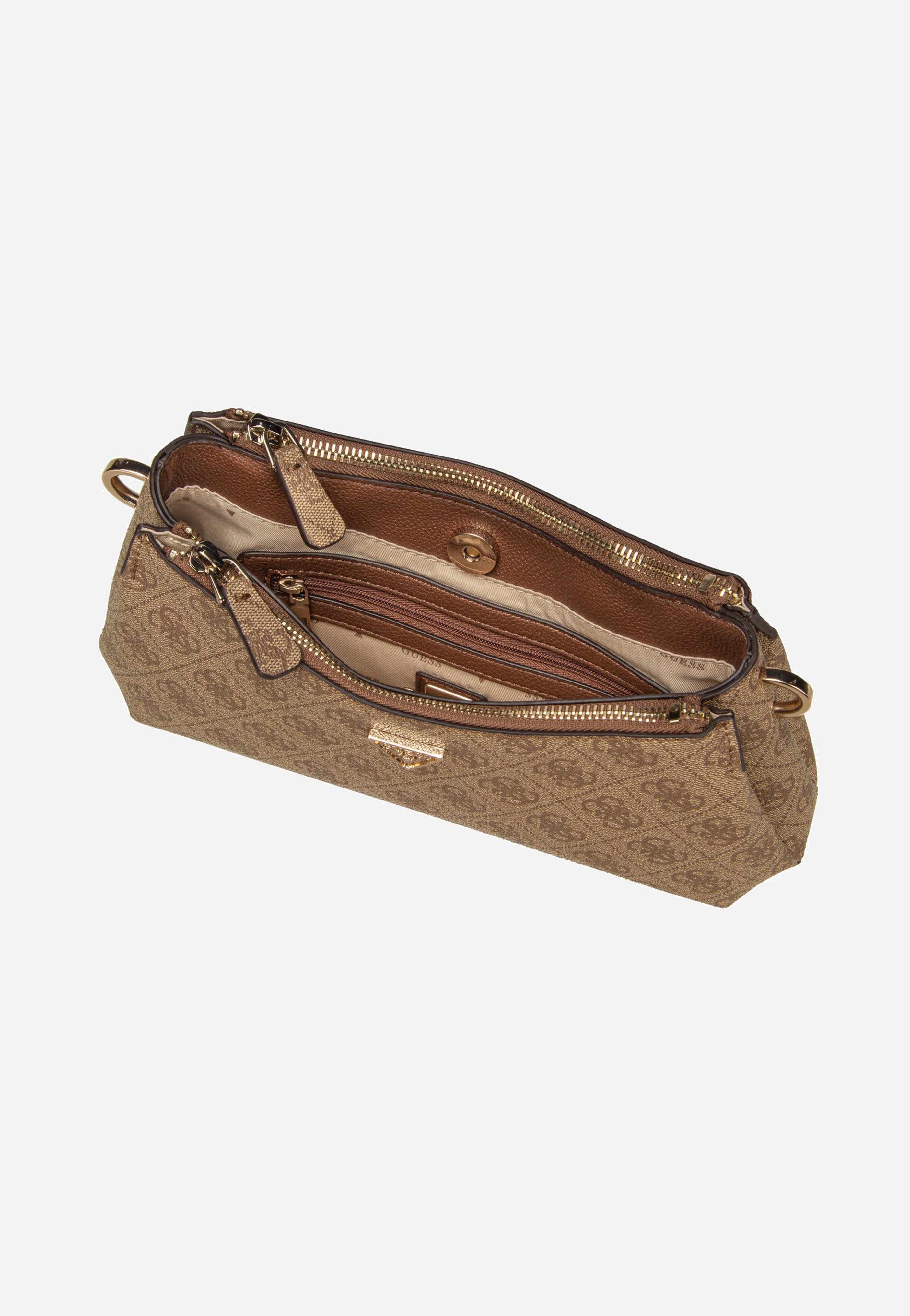 Noelle II 3 Comp Xbody Latte Logo/Brown - Umhängetasche