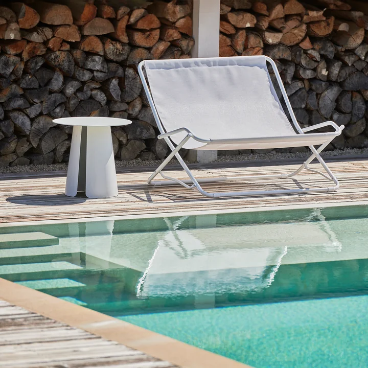 Fiam - Dondolina Twin Liegesessel, salbei / aqua