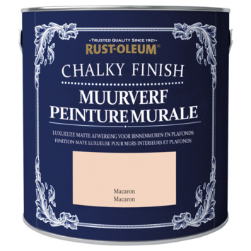 Rust-oleum chalky finish muurverf krijtmat macaron 2,5 liter