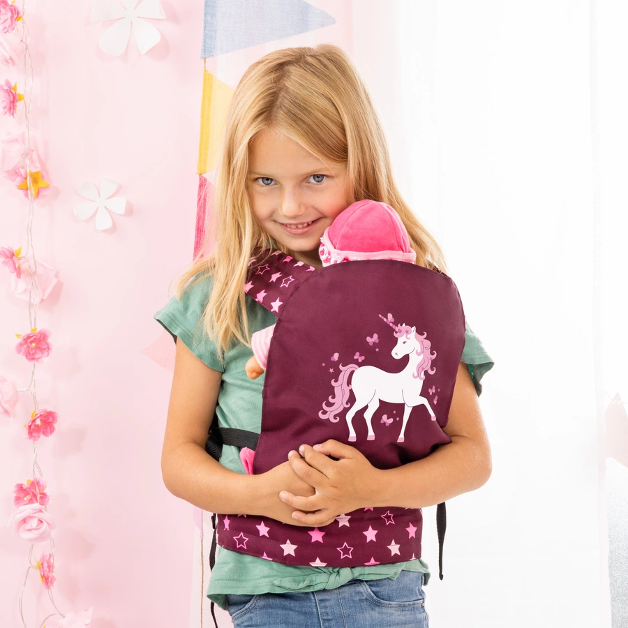 bayer Design Puppen-Tragegurt mit Einhorn