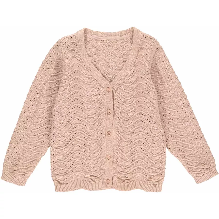Müsli Strickjacke rose