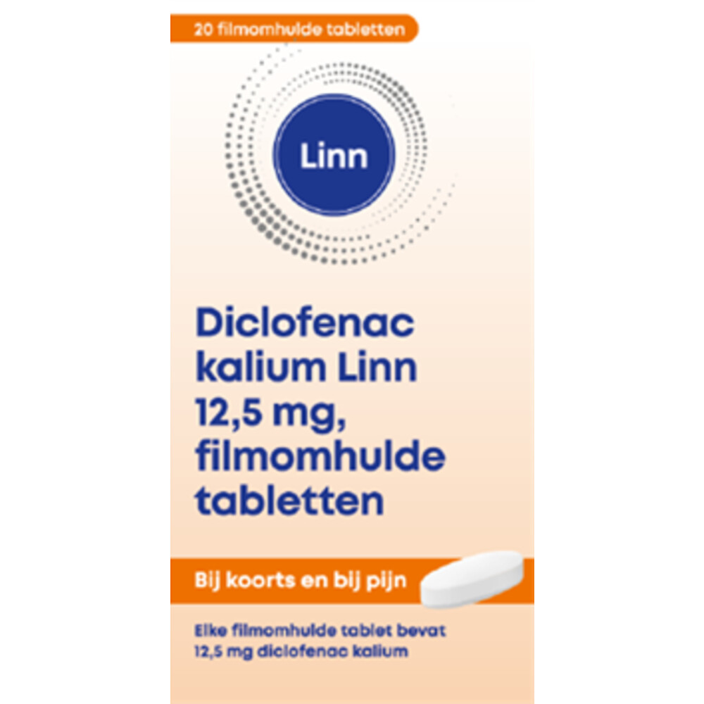 Linn Diclofenac kalium 12,5 mg20 tabletten