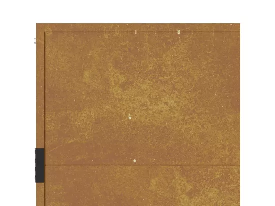 Portail de jardin 105x155 cm acier corten