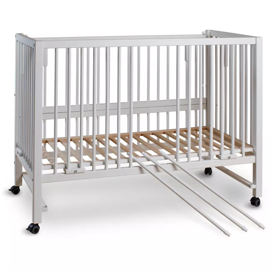 tiSsi® XXL Beistell- und Kinderbett Hajo 60 x 120 cm weiß