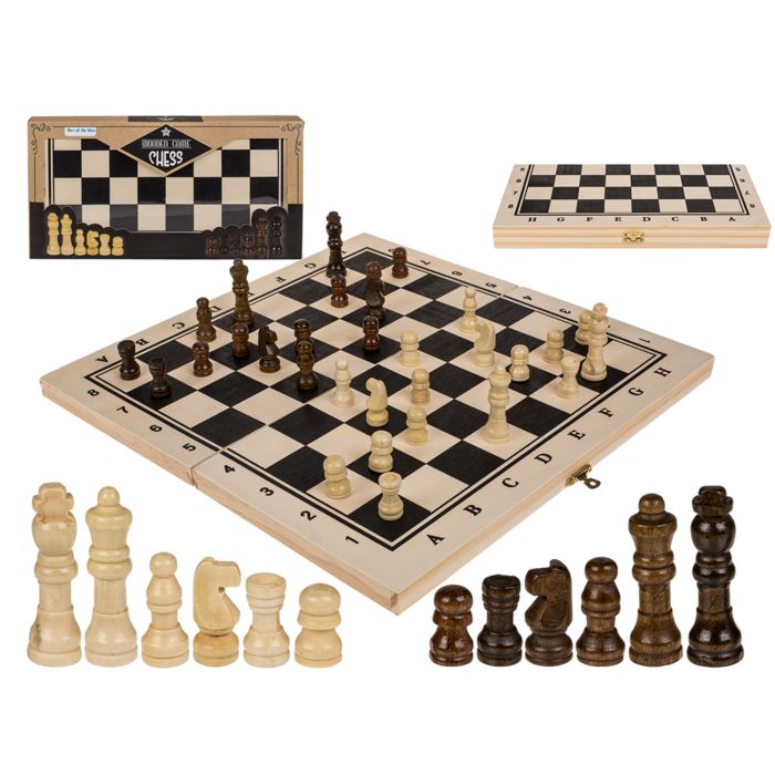Out of the Blue Holz-Brettspiel, Schach