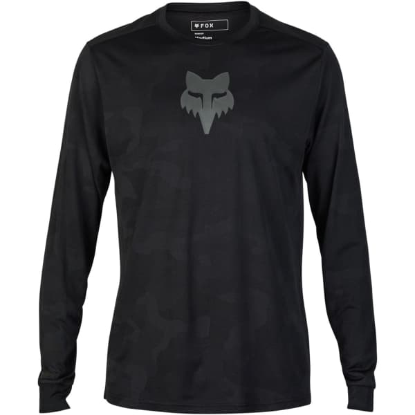 Maillot VTT FOX RANGER TRU DRI LS JERSEY BLACK