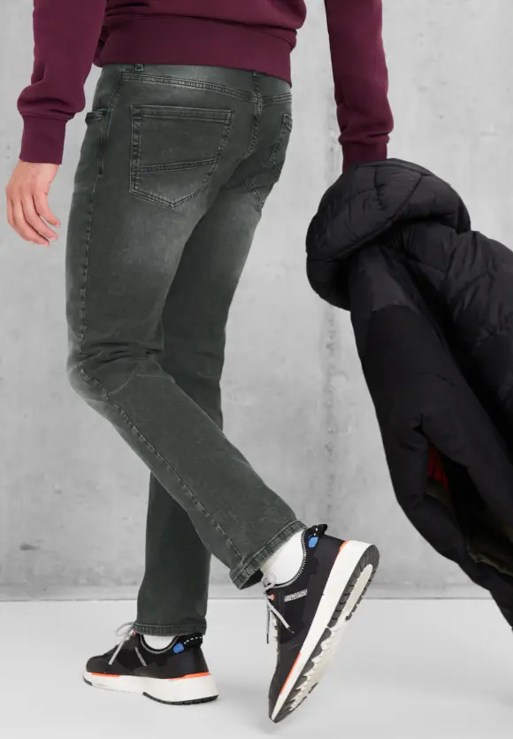 Slim Fit Jeans - dark grey stone wash