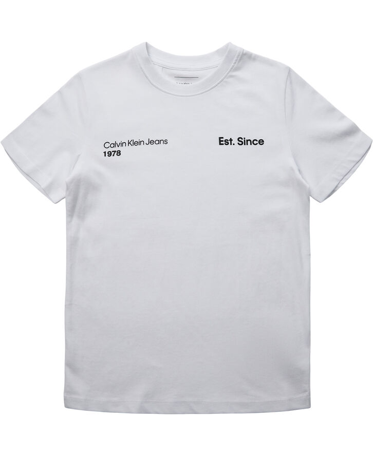 Calvin Klein REG. CK GRAPHIC SS T-SHIRT Bright white
