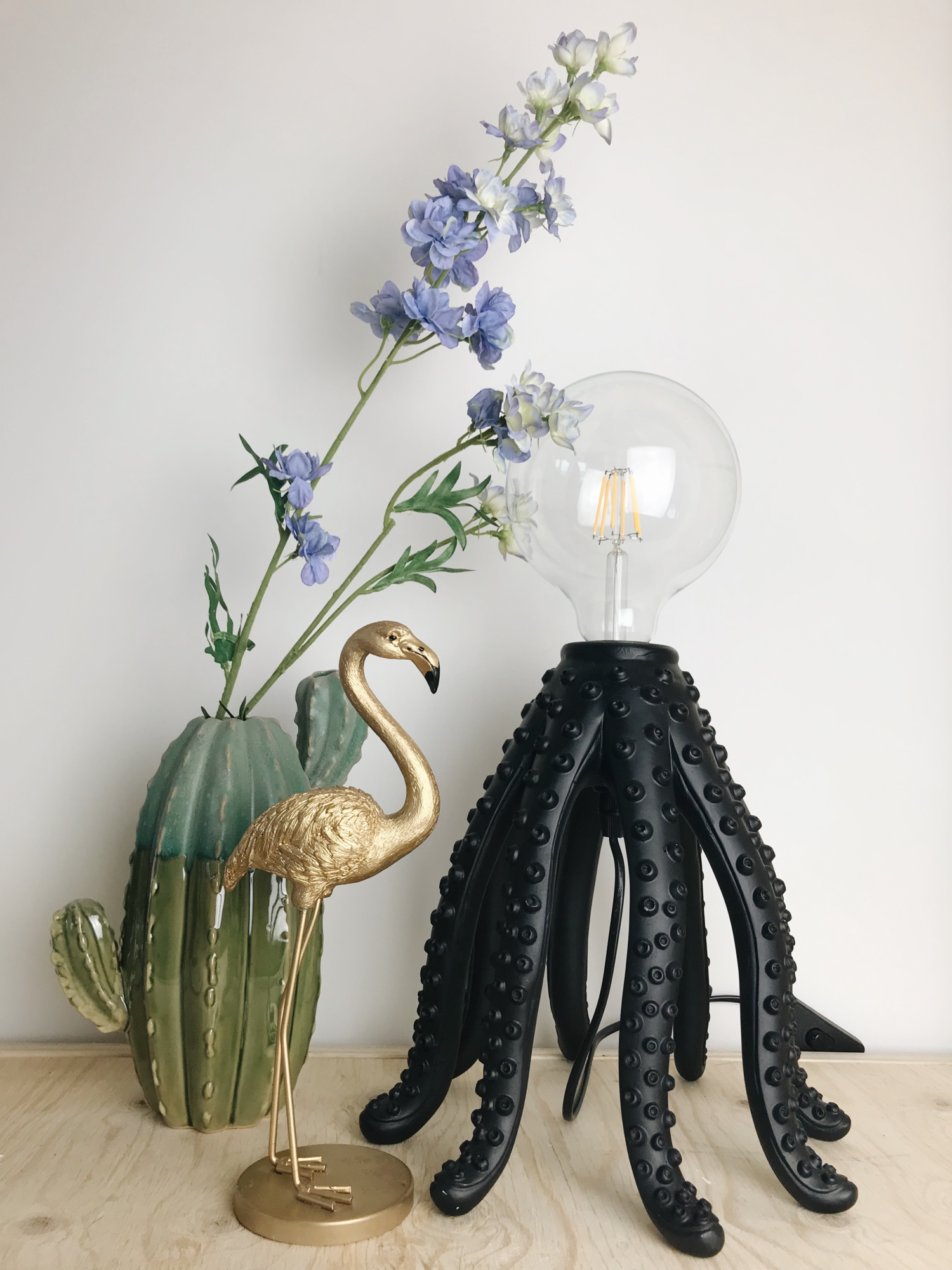 Tafellamp Octopus Octopus Lamp in Goud