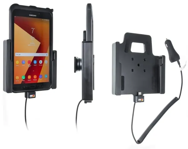 Brodit Active holder with cig-plug - Bilholder/oplader for tablet - for Samsung Galaxy Tab Active2