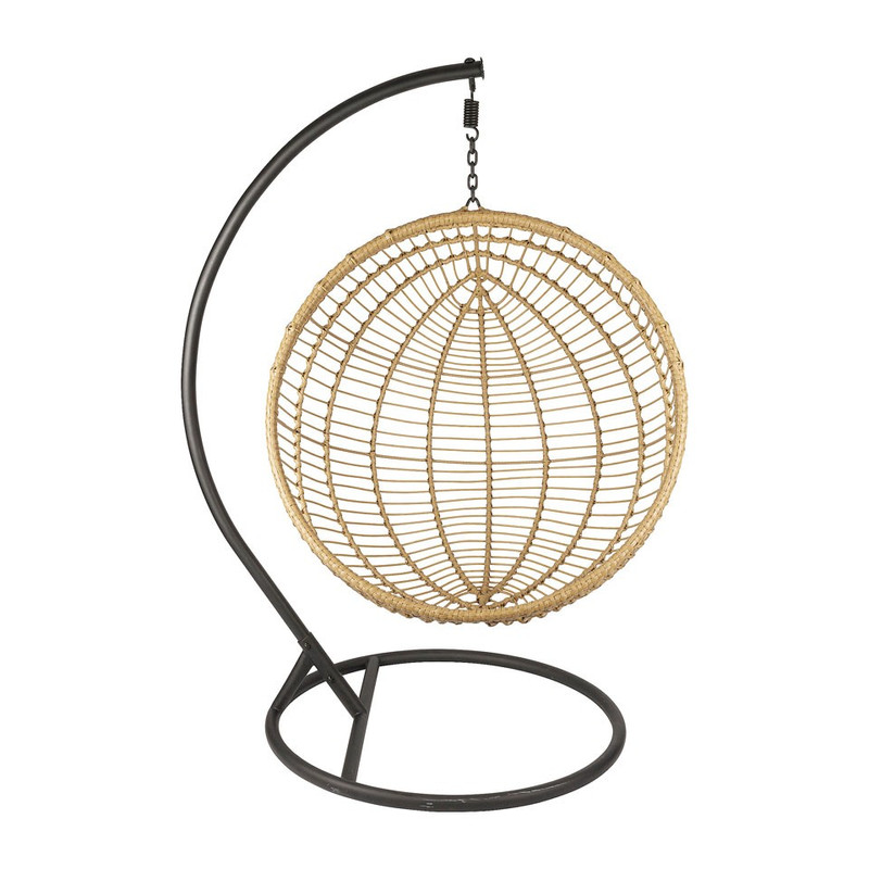 Hangstoel cocoon XL met standaard - naturel - ø105x186 cm