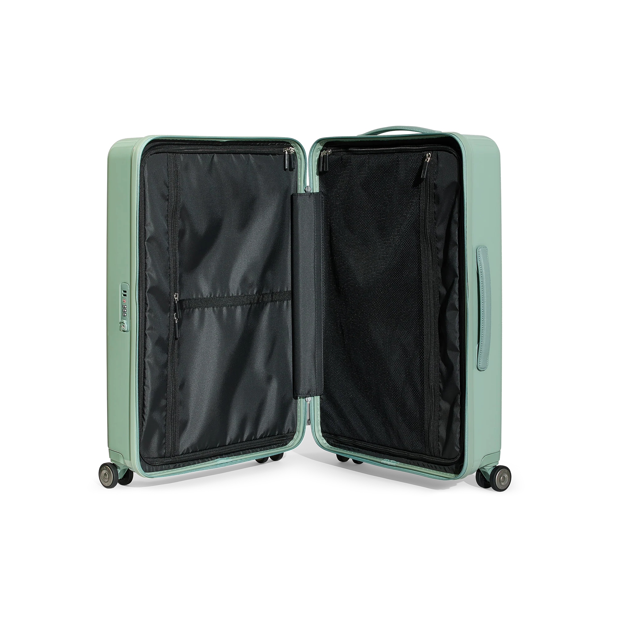Valise medium  Neo Aviona-Vert clair brillant