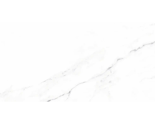 Porseleinen wand- en vloertegel Verona blanco 32 x 62,5 cm