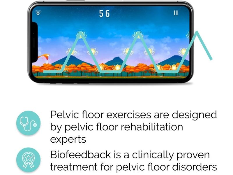 Perifit Beckenbodentrainer, Rosa Kegel-Trainer für einen stärkeren Beckenboden
