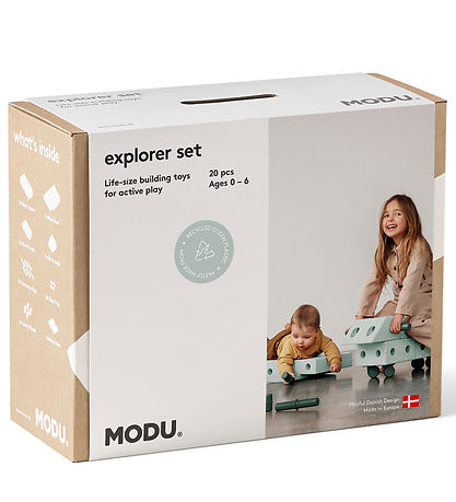 MODU Explorer S?t - 20 Dele - Ocean Mint/Forest Green