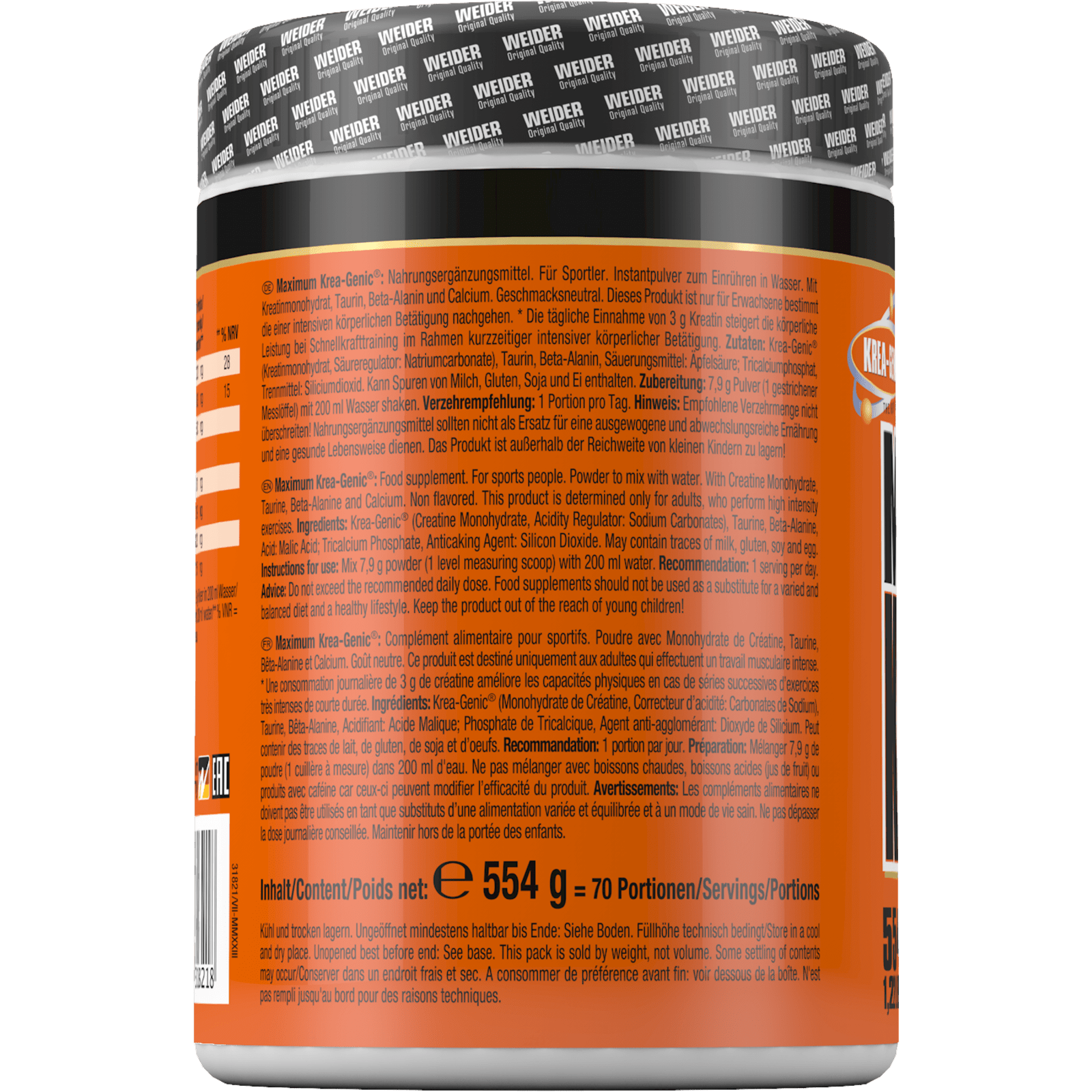 Maximum Krea-Genic Powder (554g)