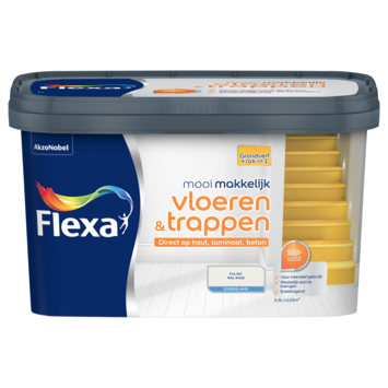 Flexa Mooi Makkelijk vloeren & trappen zijdeglans friswit 2,5 liter