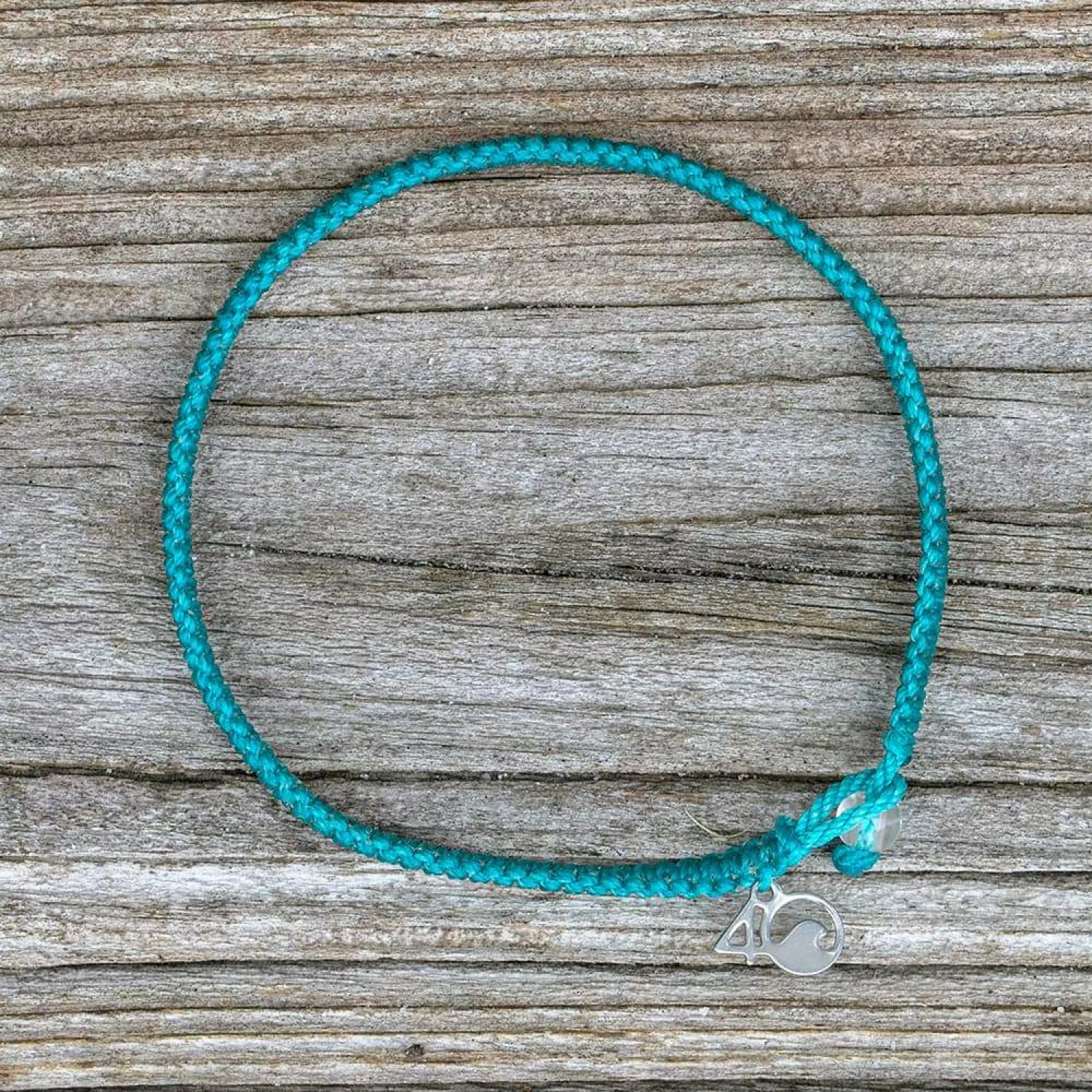 4Ocean Sided Dolphin Braided Armbånd Nylon Whitedolphin01