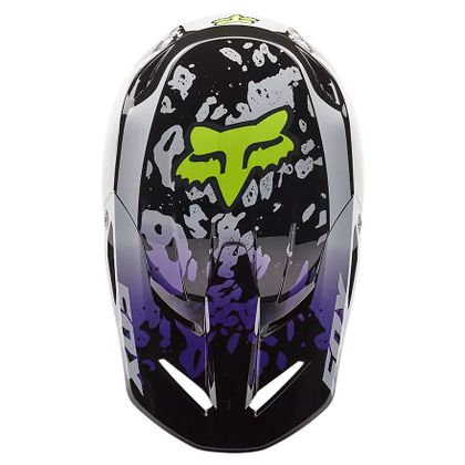 Casque cross Fox V1 MORPHIC 2024 - Noir / Blanc