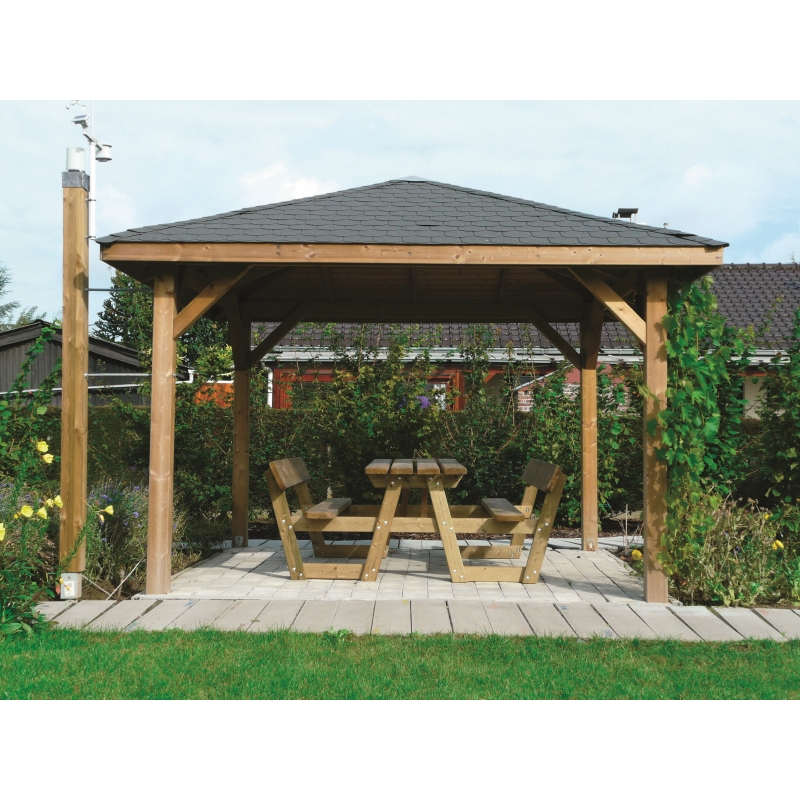 Abri de jardin maisonnette chalet de jardin kiosk 437x437
