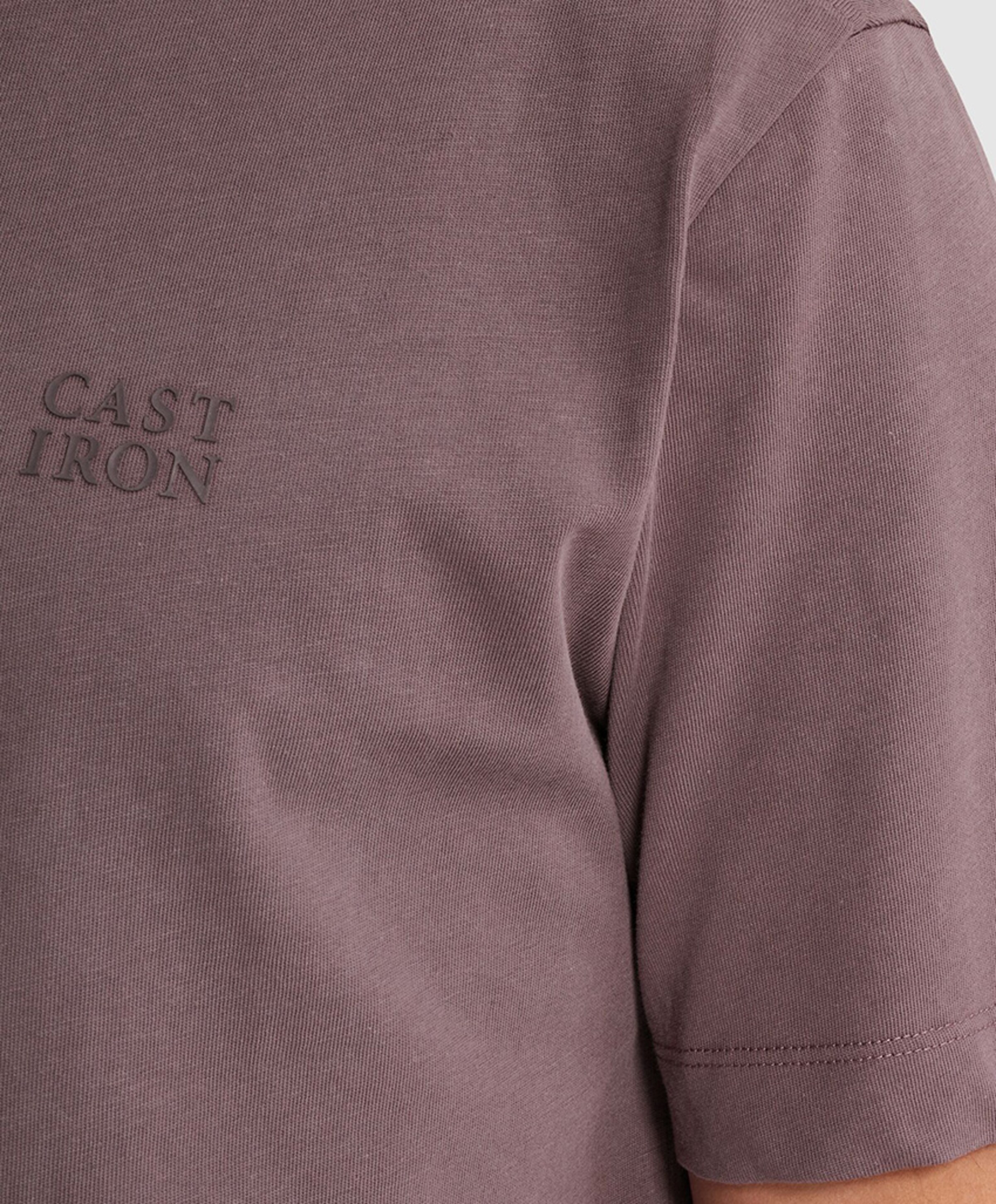 Cast Iron Heren T-shirt paars
