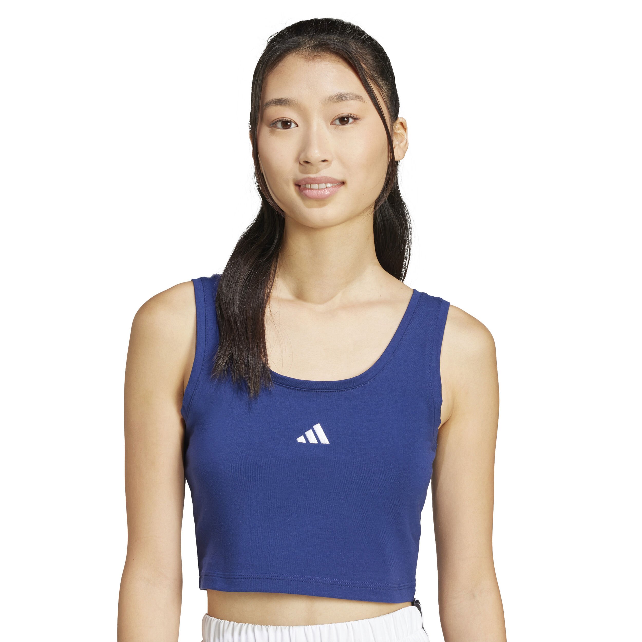 adidas Essentials Small Logo Débardeur Tank Top Femmes - Bleu Foncé
