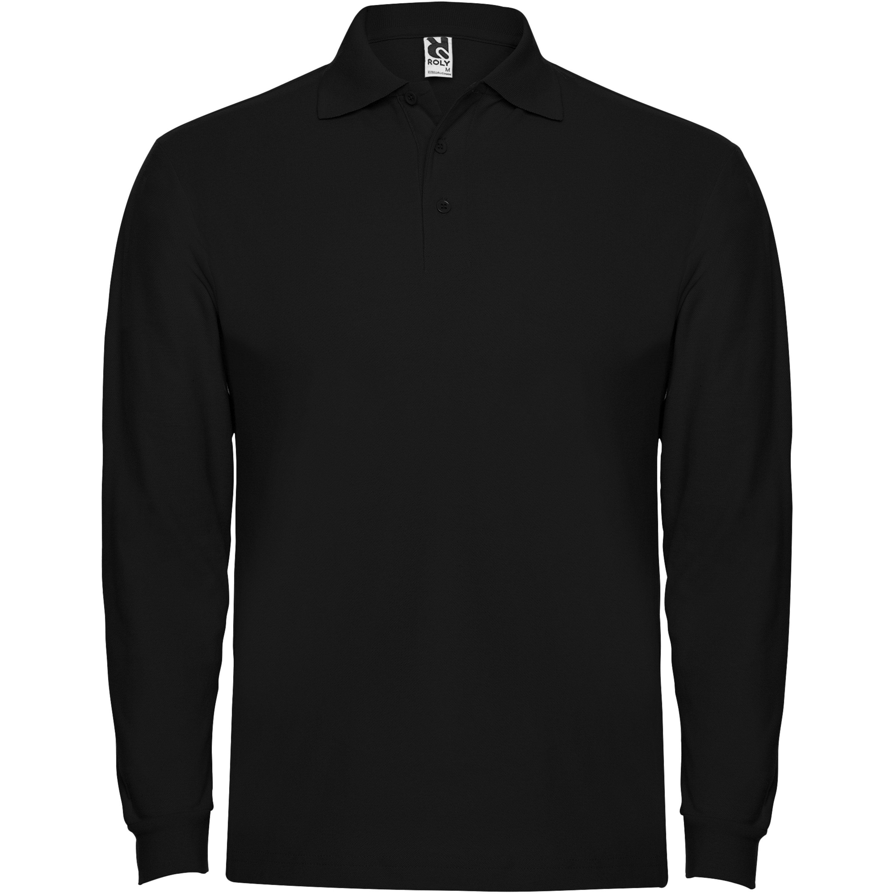 Roly R6635 - ESTRELLA L/S Polo à Manches Longues avec Col et Poignets Côtelés