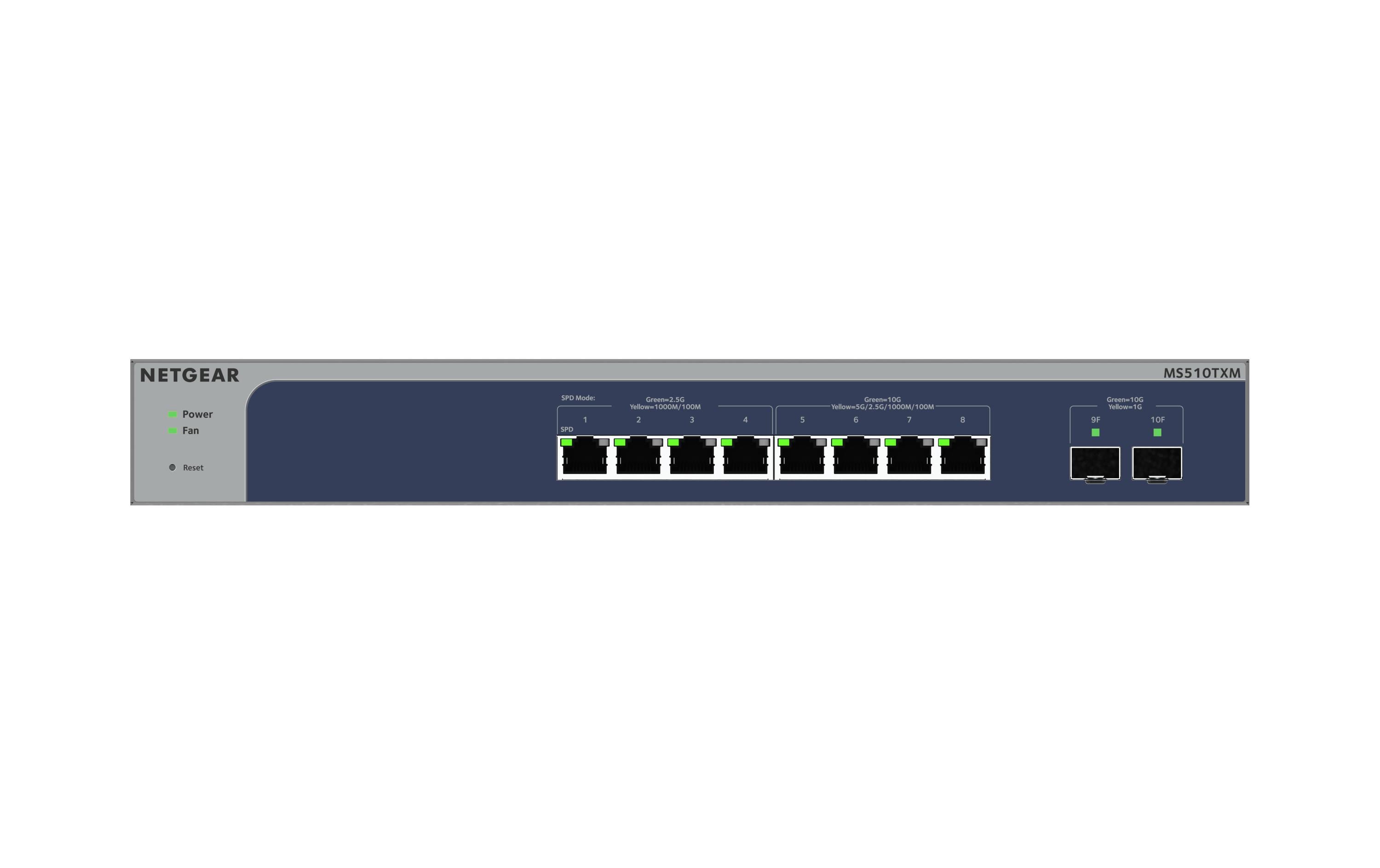 Switch MS510TXM-100EUS 8 Port<br>NETGEAR MS510TXM 8-Port-Smart-Managed-Pro-Switch