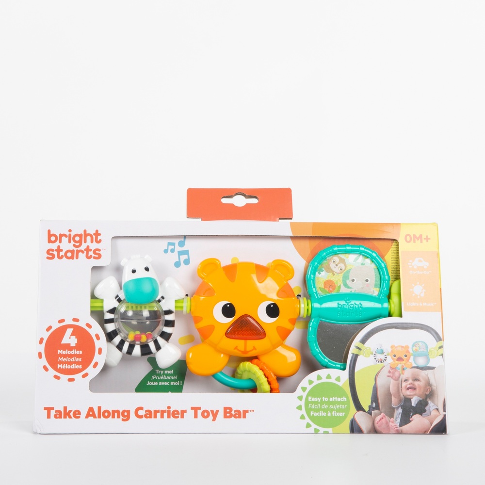 Bright Starts Take Along Tragetasche mit Spielzeugbügel