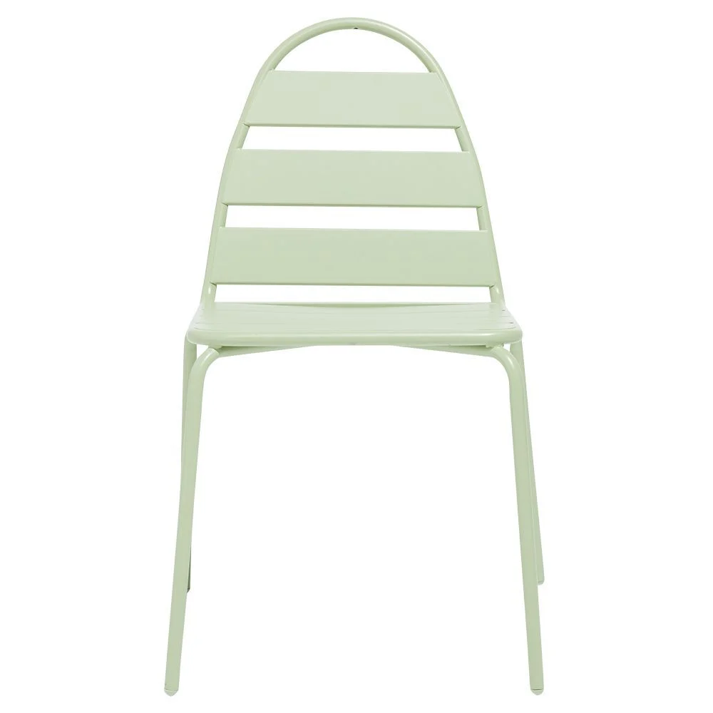 Chaise de jardin Fun métal vert 58x45xH82cm