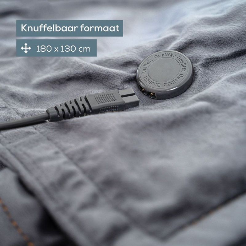 Elektrische Dekens - Warmte - Grijs - Polyester