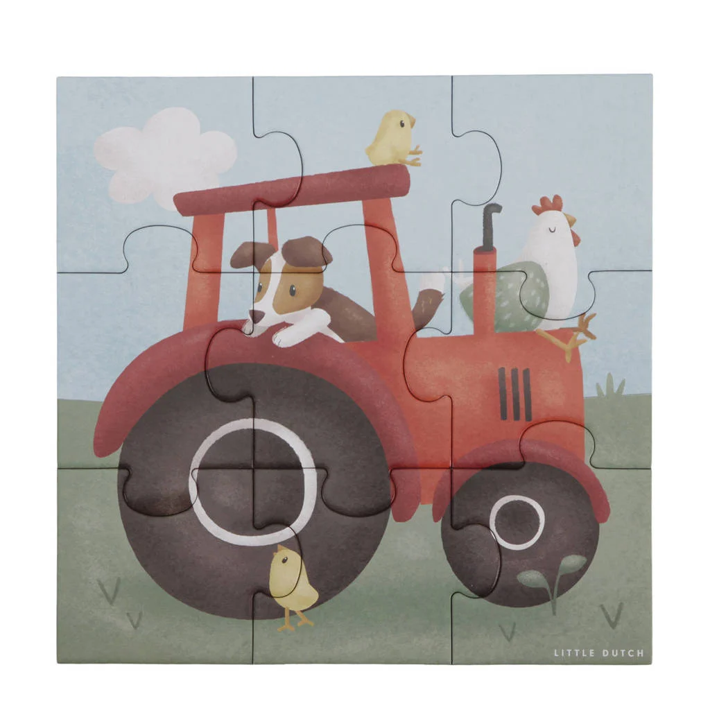 4 in 1 puzzel little farm legpuzzel 16 stukjes