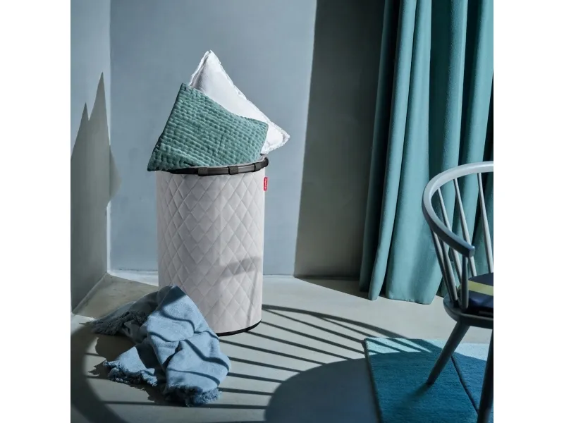 Reisenthel homebasket L, Grå, Aluminium, Polyester, Kurv, Monokromatisk, Geometrisk mønster, Indendørs