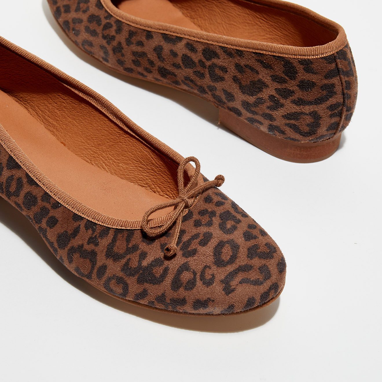 Quartier Latin Ballerines en Cuir Jeanne pony