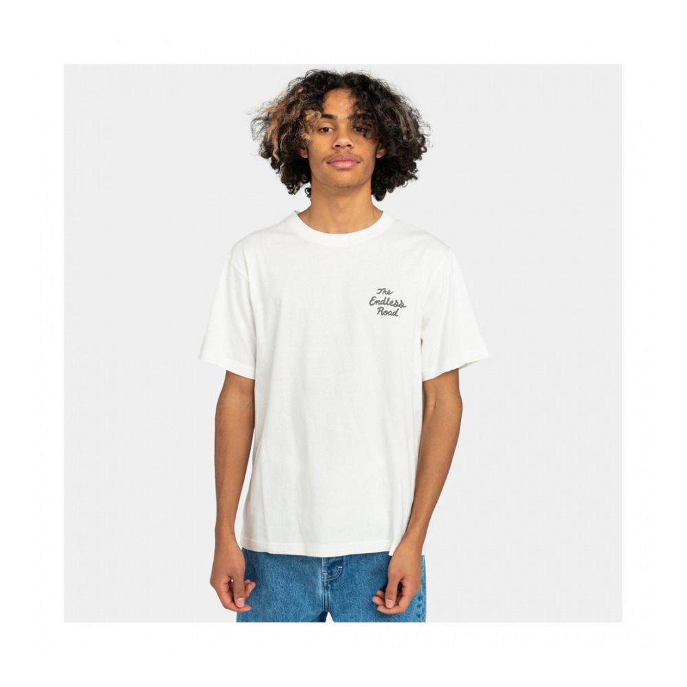Element TIMBER NOVEL - Tee-shirt Homme egret