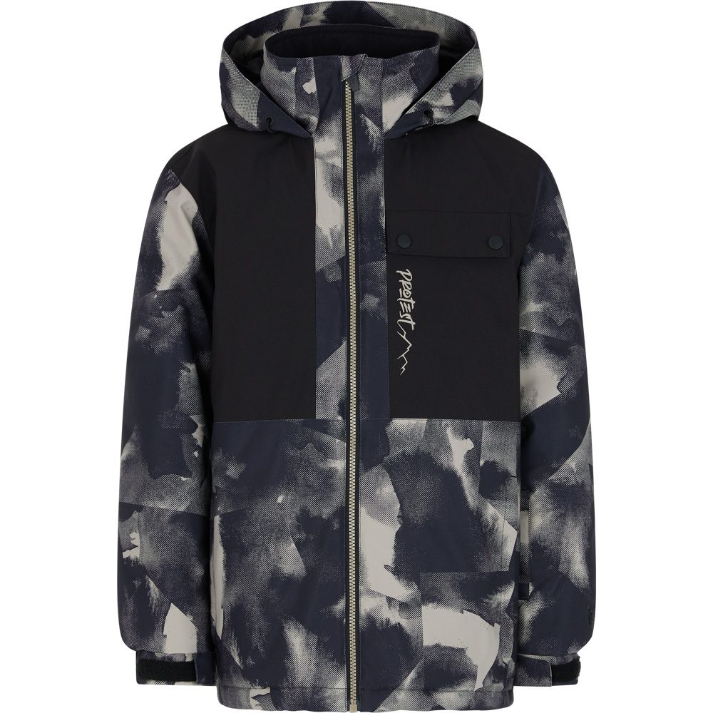 Protest Woleve Jr Skijacke Kinder true black