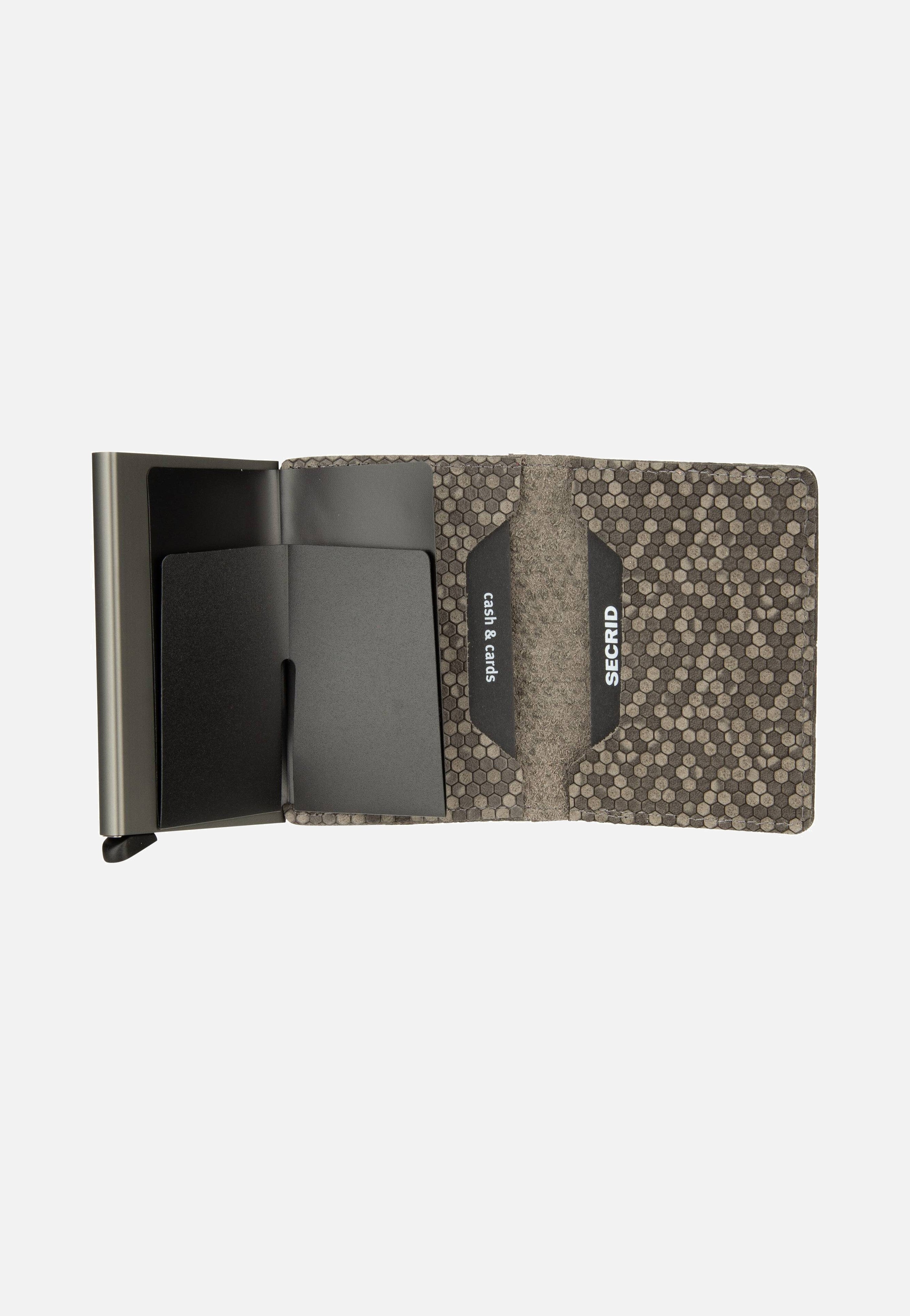 Slimwallet Hexagon Grey - Portemonnaie