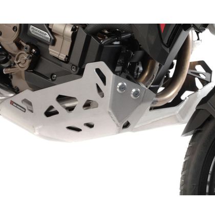 Sabot moteur SW-MOTECH ALUMINIUM - montage sans crashbar - Gris